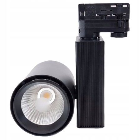 LED-Schienenleuchte 30W 4000K für 3-Phasen-Schienen Schwarz