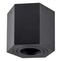 Sechseckige GU10 LED bewegliche SPOT-Deckenleuchte für die Deckenmontage in Schwarz