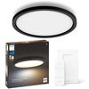 LED-Anbaupanel Aurelle Schwarz 21W CCT PHILIPS HUE Bluetooth + Dimmerschalter