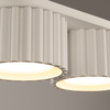 Anbauleuchte 2x GX53 Aluminium Beige Aura Deep Space SL.1793 Sollux