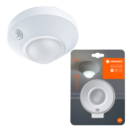 Nightlux Decken-LED-Nachtlampe Weiß 1,70W 105lm 4000K IP20 Ledvance Bewegungssensor