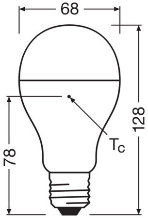 E27 A60 LED Leuchtmittel 19W = 150W 2452lm 6500K Kalt 200° OSRAM Star
