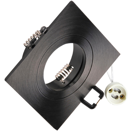 Verdeckte GU10 Schwarz FEBE Sanico Goldlux Leuchte