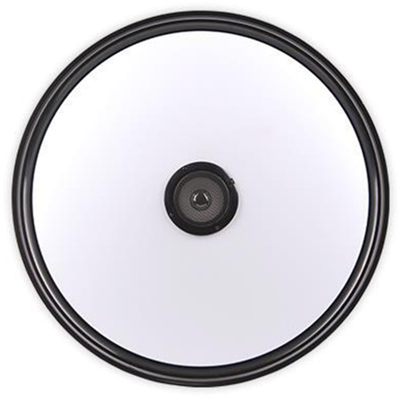 Plafond LED Deckenanbauleuchte 72W 5400lm 3000-6500K CCT RGB 160° Dimmbar Pilot Rund Schwarz Cosmo Masterled