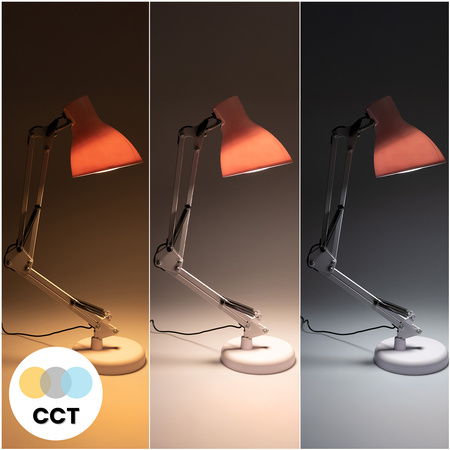 LED 7W CCT Dimmbare Marti White Lumiled Schreibtischlampe