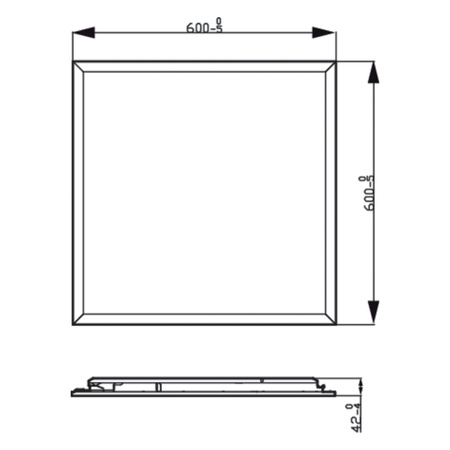 Plafond Panel LED-Anbauleuchte TOUCH 36W 2700K 33cm Dimmbar Weiß PHILIPS