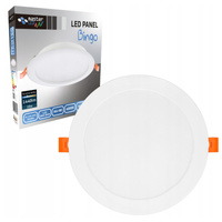 LED-Panel-Deckenleuchte 18W 1440lm 4000K neutralweiß Einbau Rund Weiß Proma Masterled