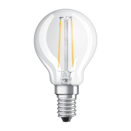 E14 P45 LED Lampe 2,5 W = 25 W, 250 lm, 4000 K, neutral, 300° OSRAM STAR-Filament