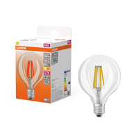 LED-Glühbirne G95 Sphere E27 11W = 100W 1521lm 2700K Warm CRI90 300° Filament Dimmbar SUPERSTAR PLUS CLASSIC Osram