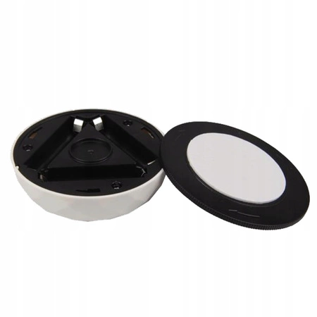 2x LED selbstklebende runde Unterschrankleuchte 4000K 3xAAA batteriebetrieben Weiß