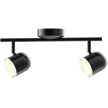 Decken-/Wandleuchte verstellbar 8,4W LED RAWI 2 schwarz 3000K GOLDLUX (Polux)