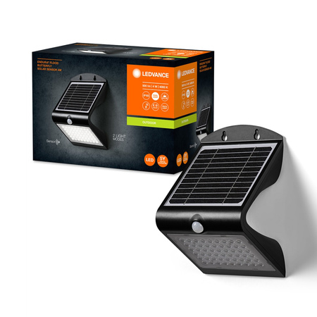 LED-Gartenleuchte Solar-Wandleuchte 4W ENDURA Flood Butterfly LEDVANCE