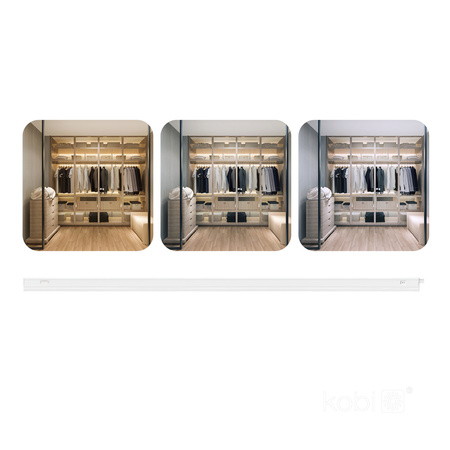 LED-Unterbauleuchte für Möbel 12W 1200lm CCT Weiß Kobi