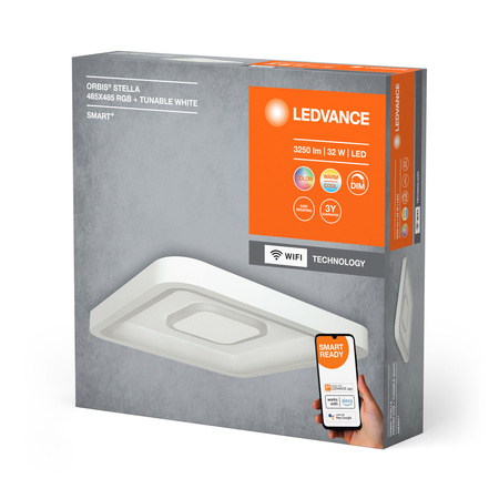 LED Deckenleuchte ORBIS STELLA 32W 3250lm RGB CCT 48,5cm SMART+ WIFI LEDVANCE