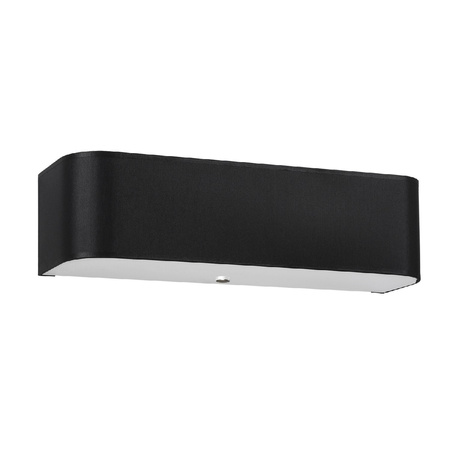 LED LOKKO 2xE27 Wandleuchte Rechteckig Schwarz SOLLUX