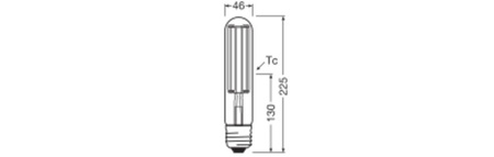 LED Lampen NAV E40 41W = 100W 7000lm 2700K Warmweiß FILAMENT LEDVANCE