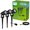 Set mit 3x LED CAPER GardenLink Kreuzungsleuchte für den Außenbereich 1.5W 24V 2700K IP44 Mobile Drive PHILIPS