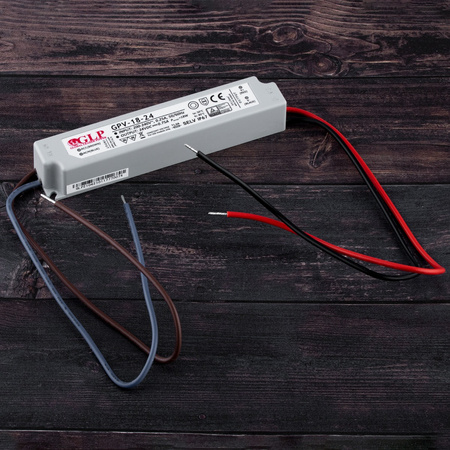 24V 18W 0.75A GPV-18-24 IP67 HERMETISCHE LED STROMVERSORGUNG