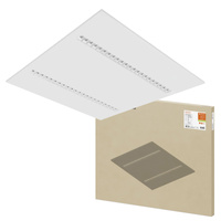 LED-Panel Büroleuchte Deckenleuchte 33W 4000lm 4000K Neutral bündig montiert Weiß 60x60cm UGR16 IndiviLED® Ledvance