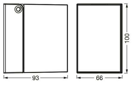 Wandleuchte Fassade ENDURA Classic Cube Adjustable Wall Weiß LEDVANCE