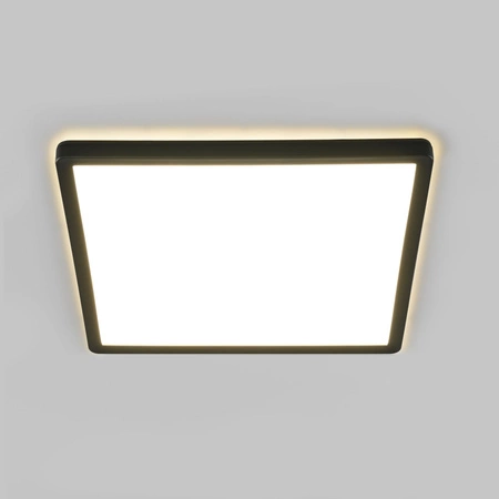 Plafond LED-Deckenleuchte Aufbauleuchte 22W 2900lm 4000K Neutral Schwarz Videx