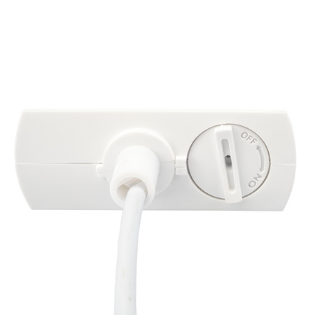 NETZADAPTER FÜR STROMSCHIENE 1F WEISS LEUCHTEND