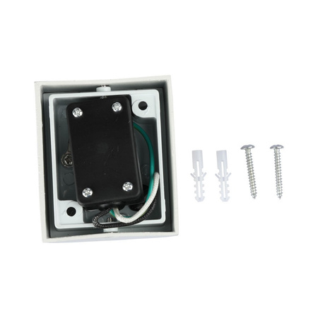 Gartenfassadenlampe Wandlampe GU10 IP44 einseitig rund weiß VT-7651 V-TAC