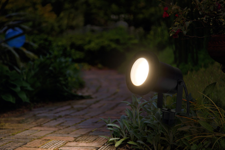 LED-Solarstrahler für den Außenbereich 2W 100lm 3000K IP44 Endura Ledvance Schwarz