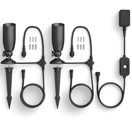 2x LED Garten Außenstrahler 10W RGB SMART WiFi WiZ