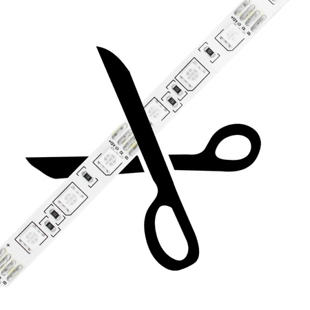 LED-Strip, LED-Streifen 12V 72W 300LED 5050 10mm 5m RGB LUMILED