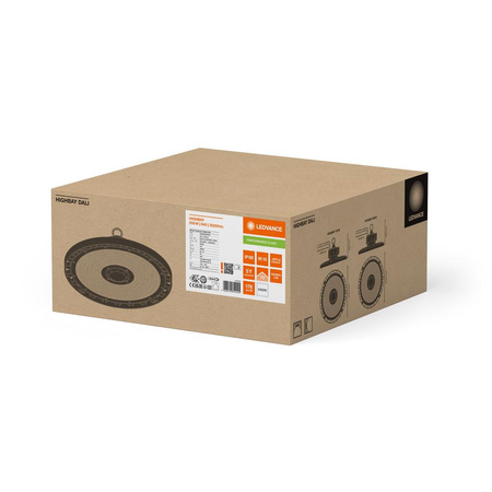 LED-Industrieleuchte 200W 35200lm 4000K Neutral Dimmbar Schwarz IP66 IK10 High Bay Gen 5 Ledvance