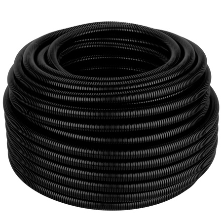 Wellrohr RKGS 25 mm 750N Leitung mit Fernbedienung für Kabelschutz 50m Schwarz AKS ZIELONKA