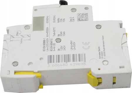 B16A Leistungsschalter 1P Schneider-Sicherung