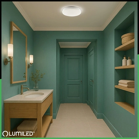 LED Decke Plafond Aufputz 36W 4000K CELIS Rund IP44 ALS LUMILED