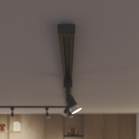 Lichtschienenkappe für LED-Lichtschiene Schwarz EasyLink Philips 2 Stk.