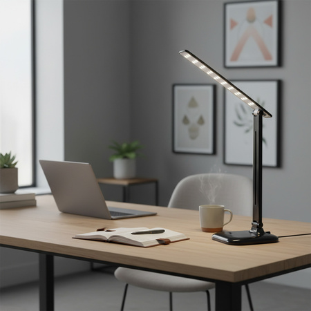 Jowi Y1096 Schultischlampe warmschwarze 9W GOLDLUX (Polux) Schreibtischlampe