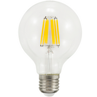 E27 G80 LED Leuchtmittel 7W = 60W 810lm 3000K Warm 360° GOLDLUX Filament (Polux)