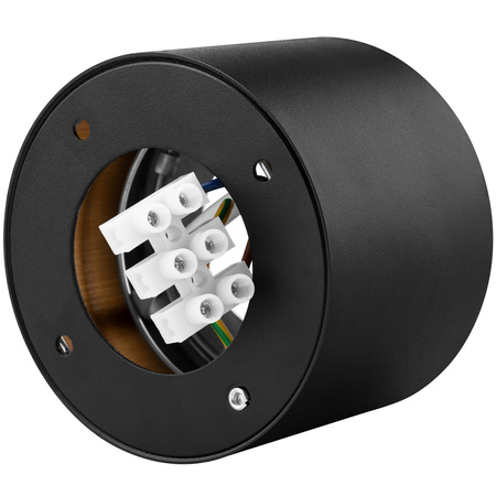 HALOGEN-Anbauleuchte SUNLA Tuba Gx53 LED Spot Wandleuchte Waltz Schwarz und Gold LUMILED