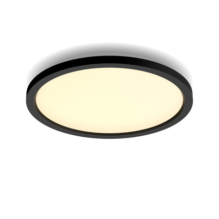 Plafond LED Deckenanbauleuchte 21W 2450lm IP20 Weiß Ambiente TW Schwarz 39,5cm Smart SMART Zigbee Bluetooth Aurelle Philips HUE