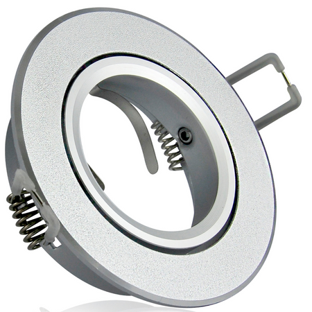 BEWEGLICHE EAST OPAL GOLDLUX (Polux) SILVER SANDBLAST Deckenleuchte