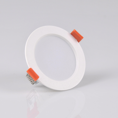 Set mit 3 x runden LED-Einbauleuchten MIRO Weiß 6W 400lm 3000K GOLDLUX (Polux)