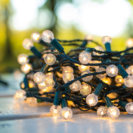 Weihnachtslichter, Christbaumbeleuchtung CHERRY BALL 200LED Warmweiß 3+16m