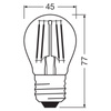 LED-Lampe P45 Ball E27 3.4W = 40W 470lm 4000K Neutral CRI90 300° Filament Dimmbar SUPERSTAR PLUS CLASSIC Osram
