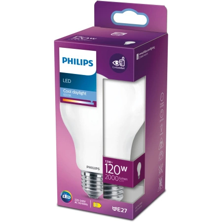 LED Lampe E27 A67 13W = 120W 2000lm 6500K Kalt PHILIPS