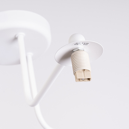 Kronleuchter Decke Pendelleuchte 3x G9 Weiß Astral French Sky SL.1659 Sollux