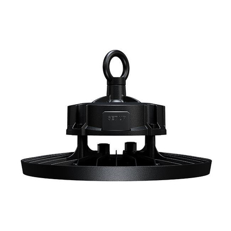 Industrial High Bay 100W 15000lm 5000 Cold 90° Dimmbar Schwarz IP65 Masterled LED Lampe