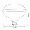 LED-Lampe E27 UFO130 4W 250lm 1800K Warm 320° Amber Dekorativ DECOVINTAGE Sanico Goldlux