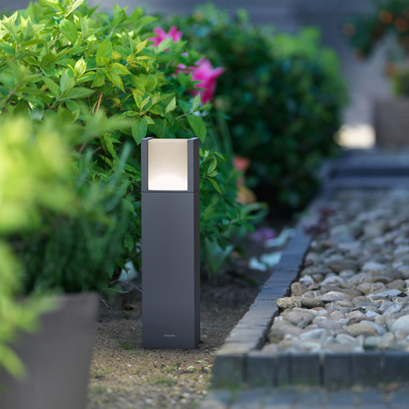 LED-Gartenleuchte ARBOUR 3.8W 2700K IP44 Mast 40cm anthrazit PHILIPS