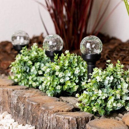 LED Solar Gartenlampe Drive 5500-6000K IP44 33cm Dämmerungssensor