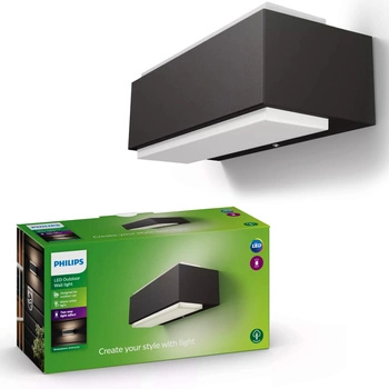 Gartenleuchte LED Wandleuchte STRATOSPHERE myGarden 2x4,5W 2700K IP44 Oben-Unten Anthrazit PHILIPS